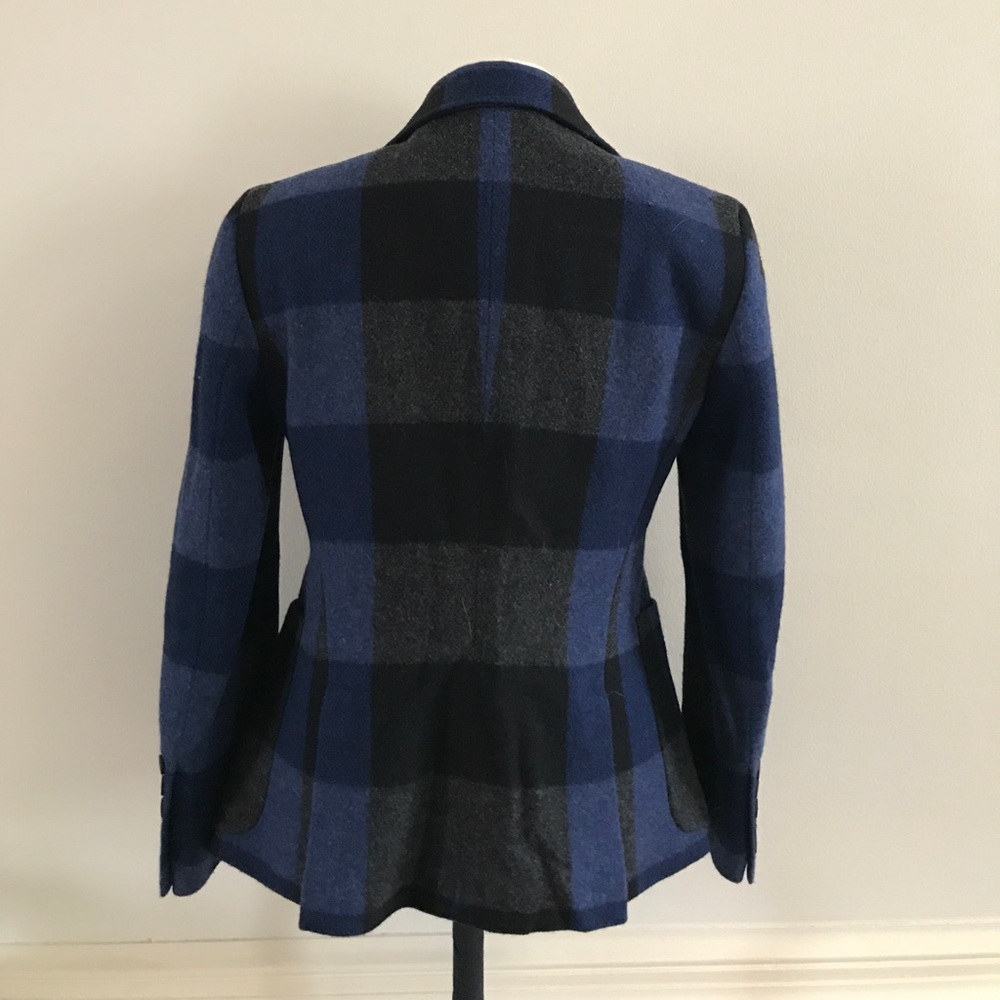 L’Autre Chose wool blend buffalo check blazer 2 - Picture 4 of 7